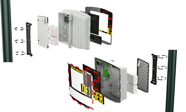 speed indicator exploded view